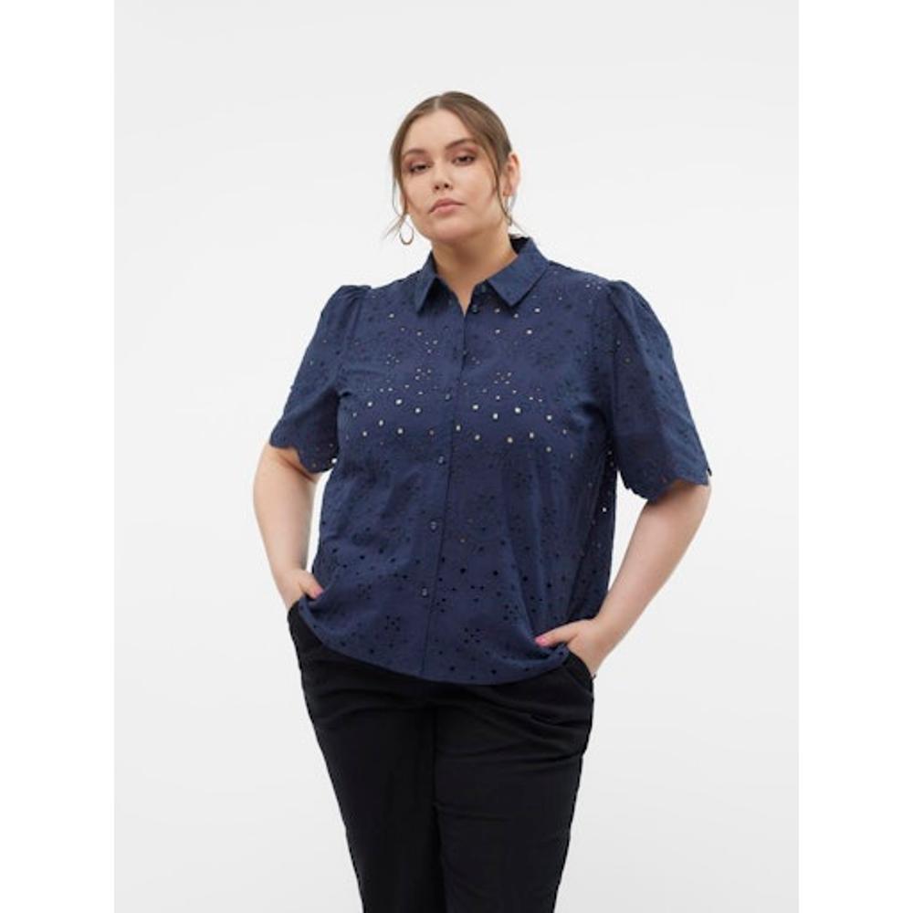 VMCHAY 2/4 EMB SHIRT WVN SPE CURVE 10305492