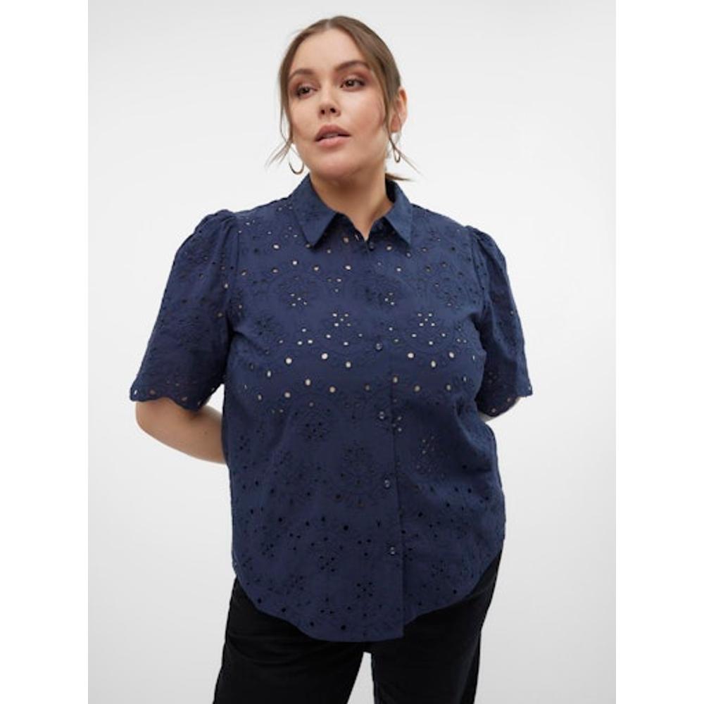 VMCHAY 2/4 EMB SHIRT WVN SPE CURVE 10305492