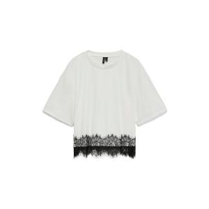 VMREBECCA 2/4 LACE DETAIL TEE EXP 10351657 - 20174