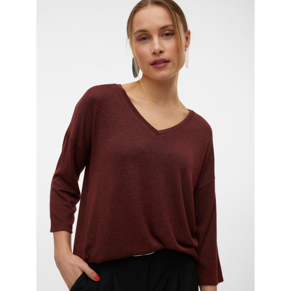 VMBRIANNA 3/4 V-NECK PULLOVER BOO REP 10291351