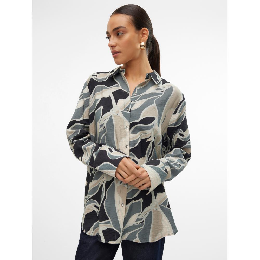 VMBELINE BEA LS LONG SHIRT WVN GA 10314874