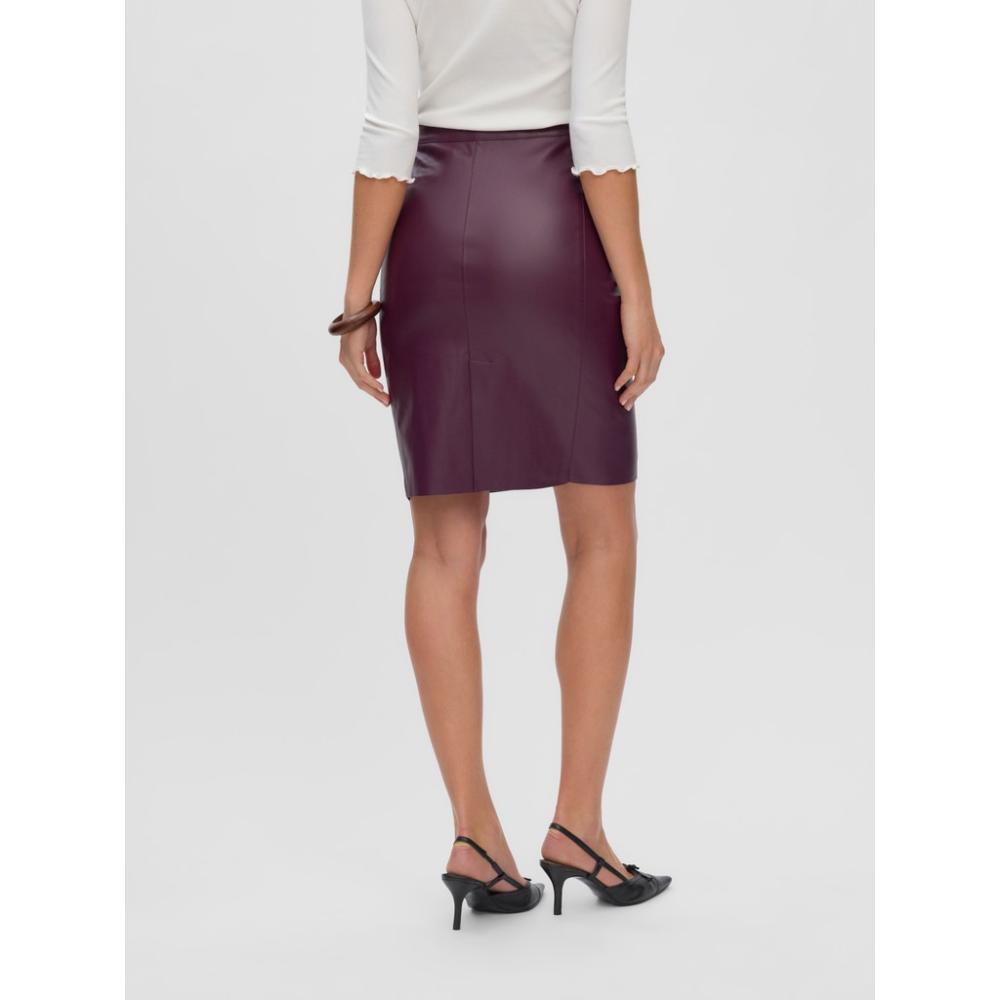 VMBUTTERSIA HW COATED SKIRT NOOS 10218187