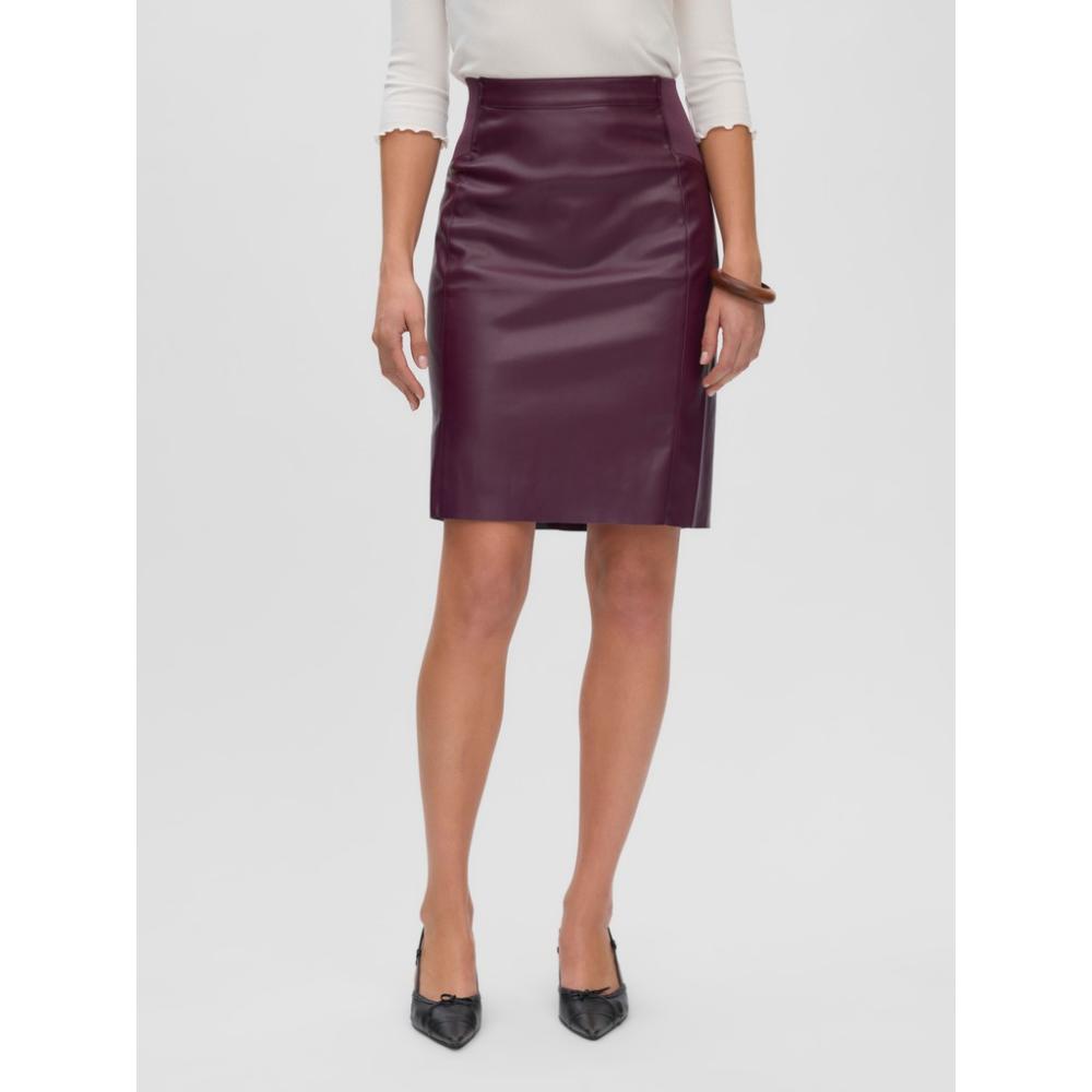VMBUTTERSIA HW COATED SKIRT NOOS 10218187