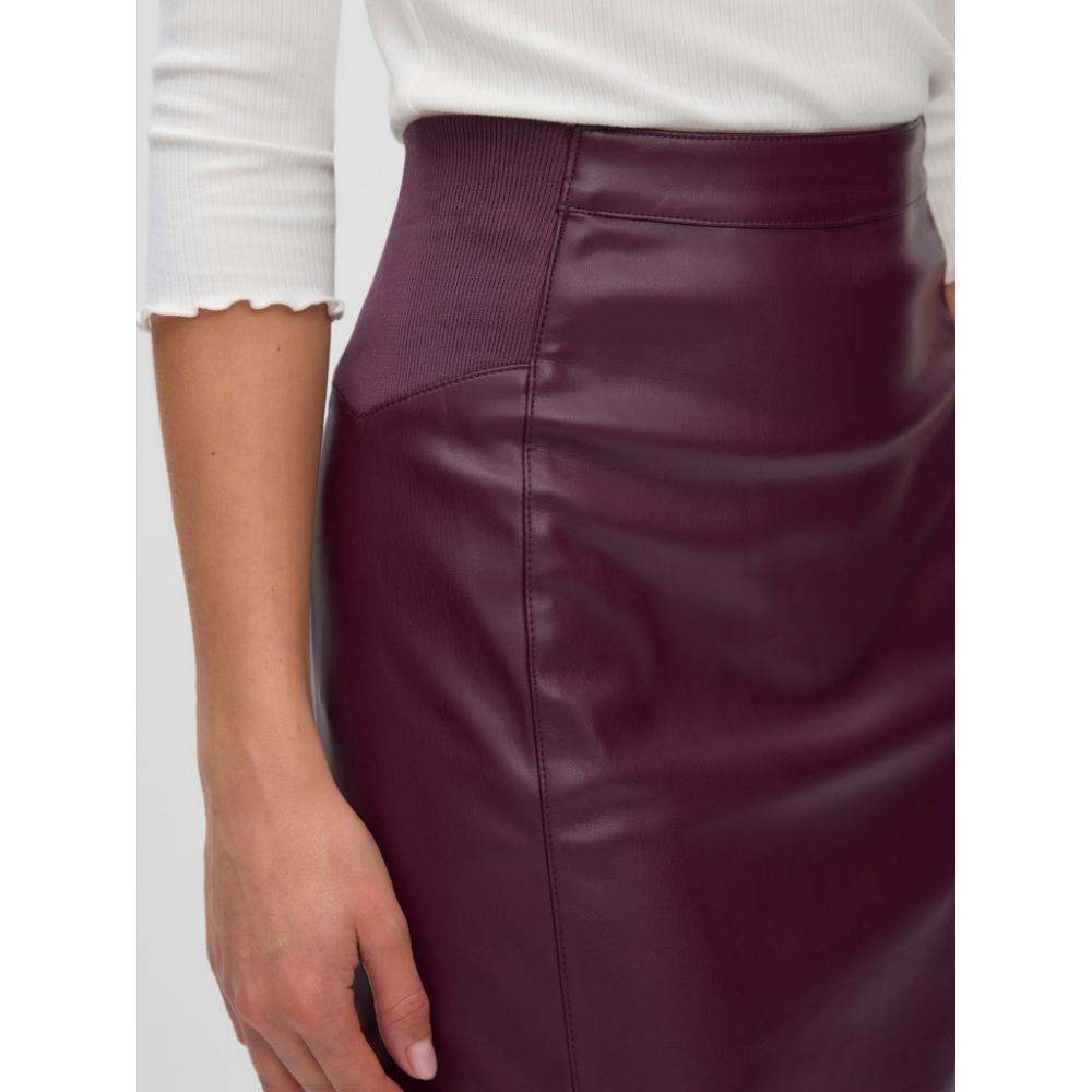 VMBUTTERSIA HW COATED SKIRT NOOS 10218187