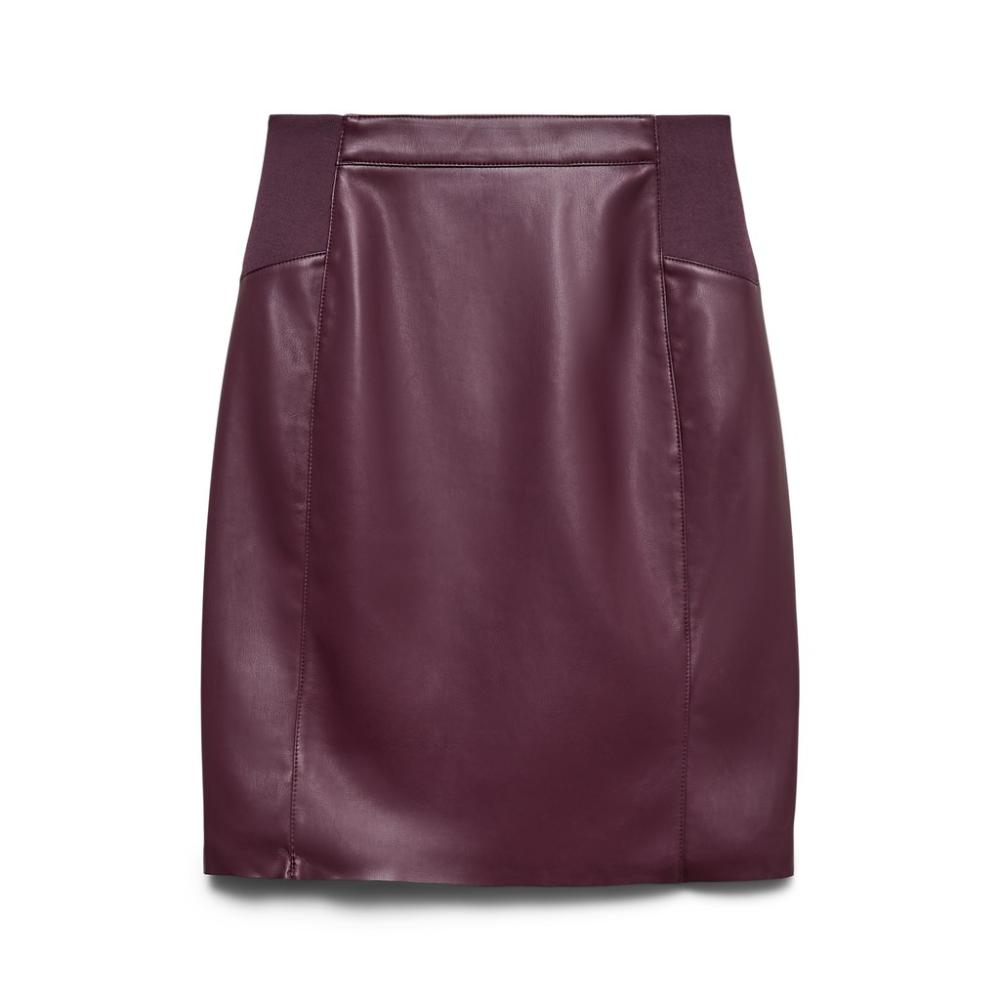 VMBUTTERSIA HW COATED SKIRT NOOS 10218187