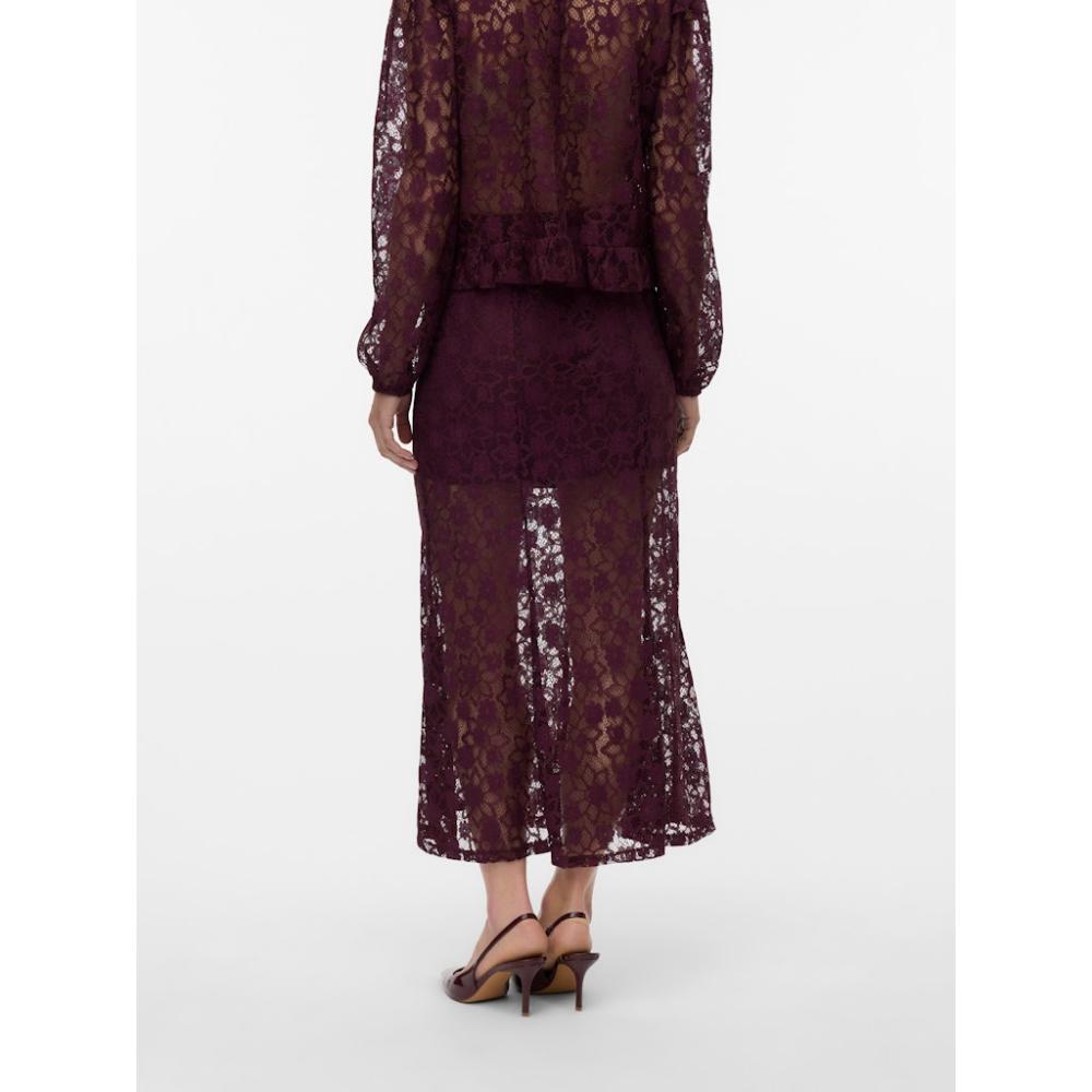 VMMETA LACE HW ANKLE SKIRT WVN GA 10335381