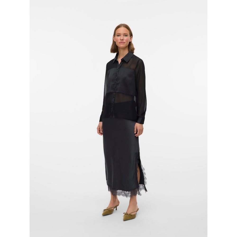 VMHALLIE LS SHIRT WVN BTQ GA 10337589