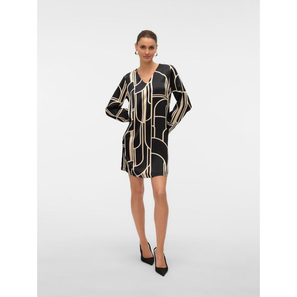 VMHADLEY L/S SHORT DRESS WVN BTQ GA 10337381