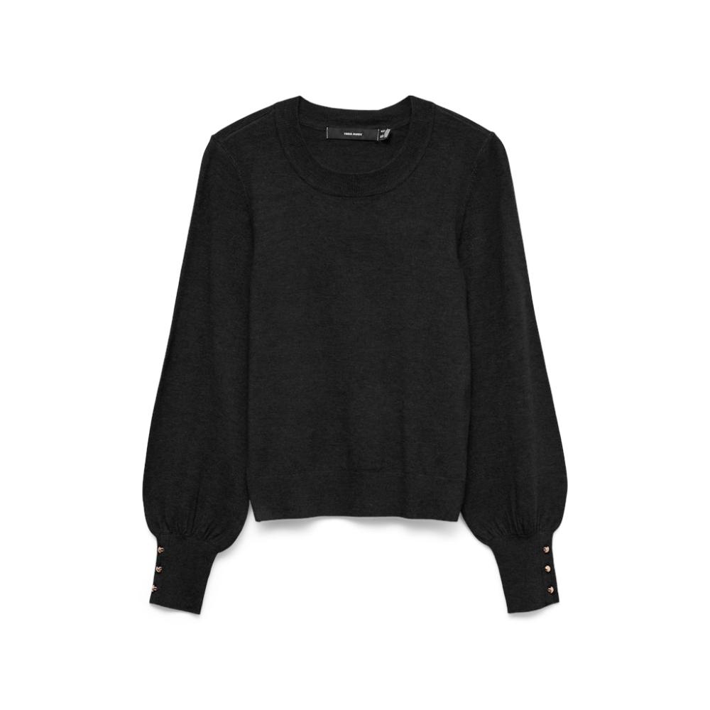 VMHAPPY LS O-NK BUTTON CUFF PULLOVER BOO 10336333