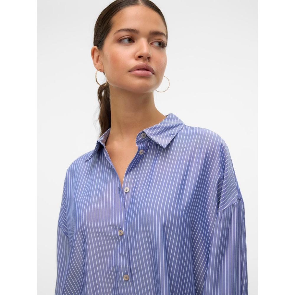 VMNORA LS OVERSIZE SHIRT WVN GA NOOS 10319825