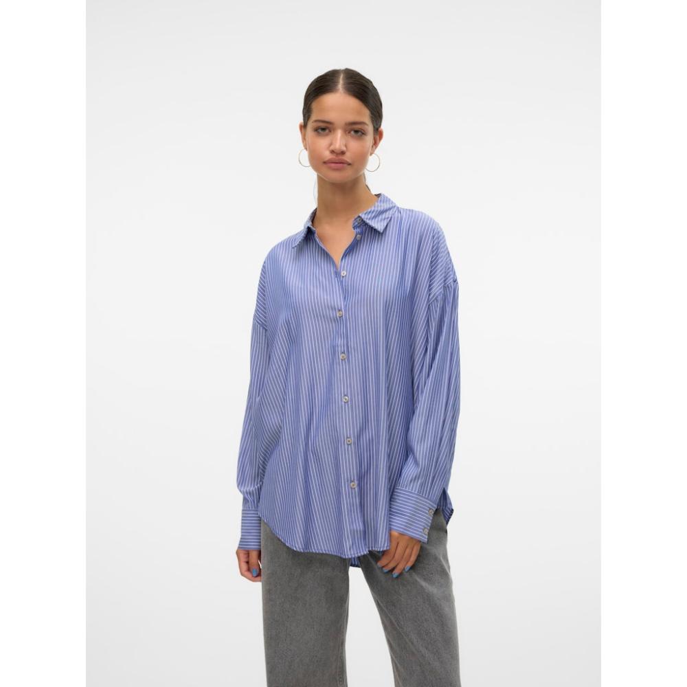 VMNORA LS OVERSIZE SHIRT WVN GA NOOS 10319825