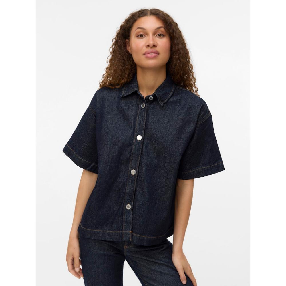 VMTESSA SS LOOSE DENIM SHIRT GA 10331219