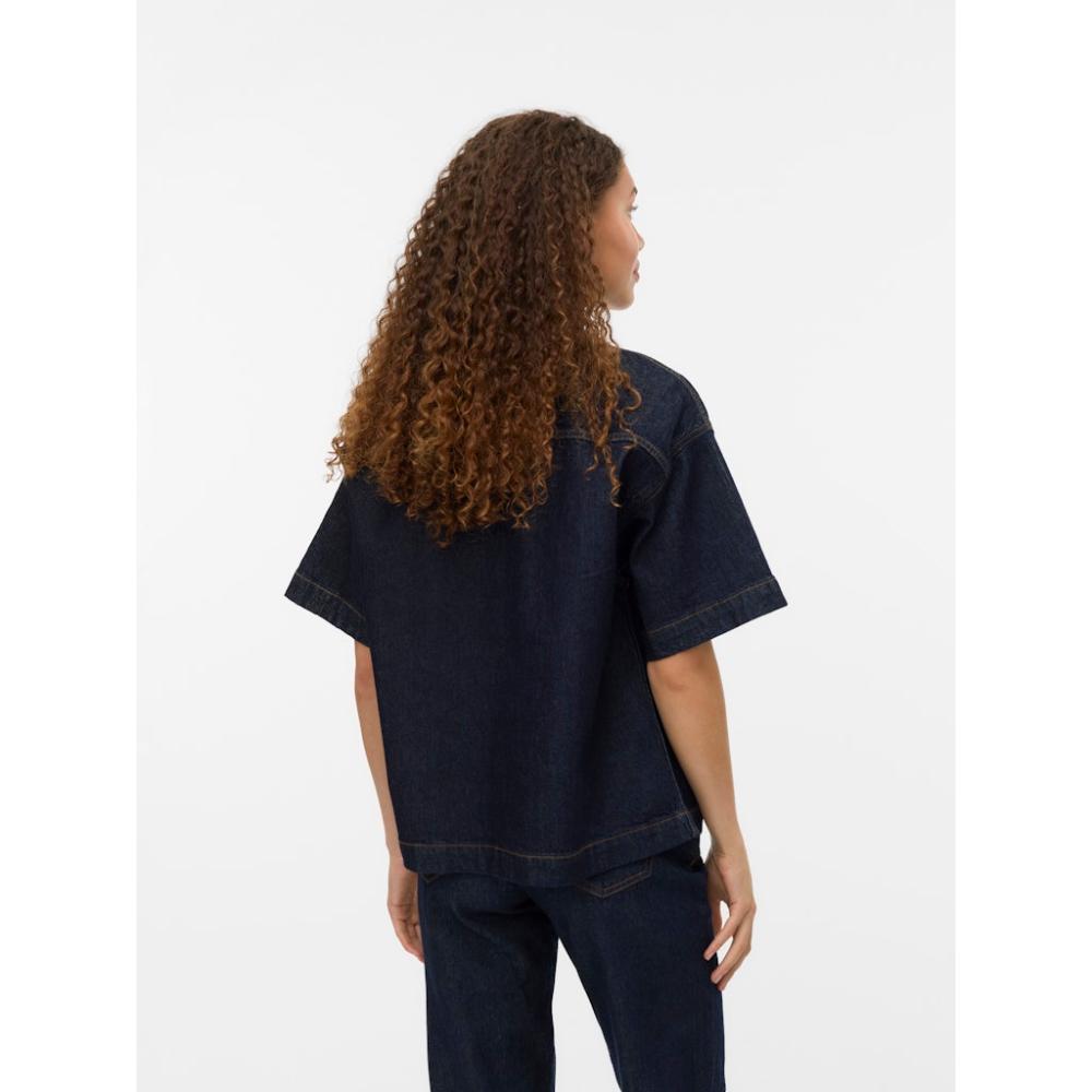 VMTESSA SS LOOSE DENIM SHIRT GA 10331219