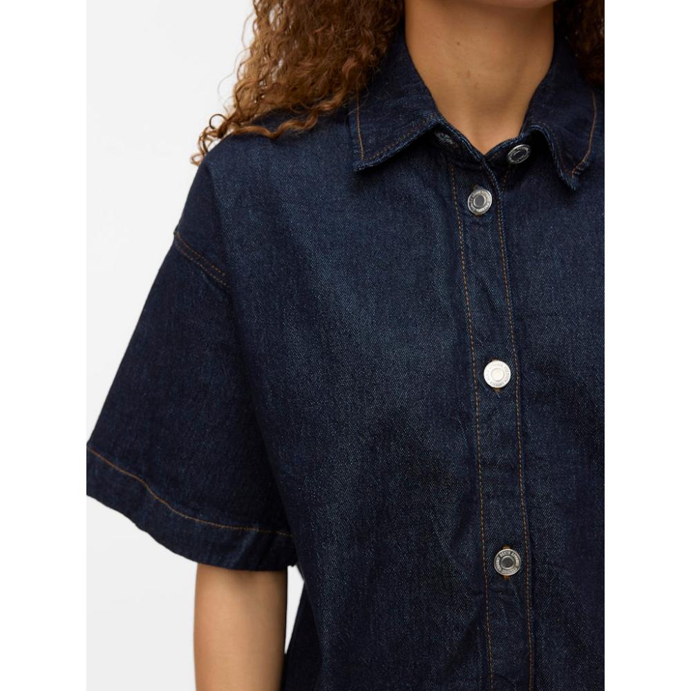 VMTESSA SS LOOSE DENIM SHIRT GA 10331219