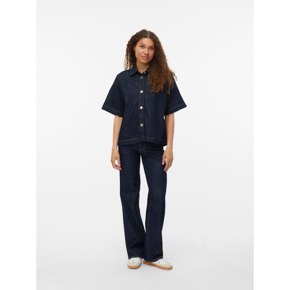 VMTESSA SS LOOSE DENIM SHIRT GA 10331219
