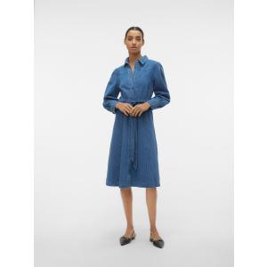 VMMARIE LS BELT LONG DENIM DRESS 10308382 - 12533