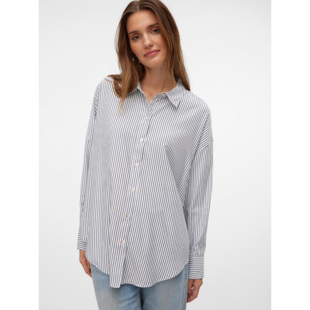 VMNORA LS OVERSIZE SHIRT WVN GA NOOS 10319825