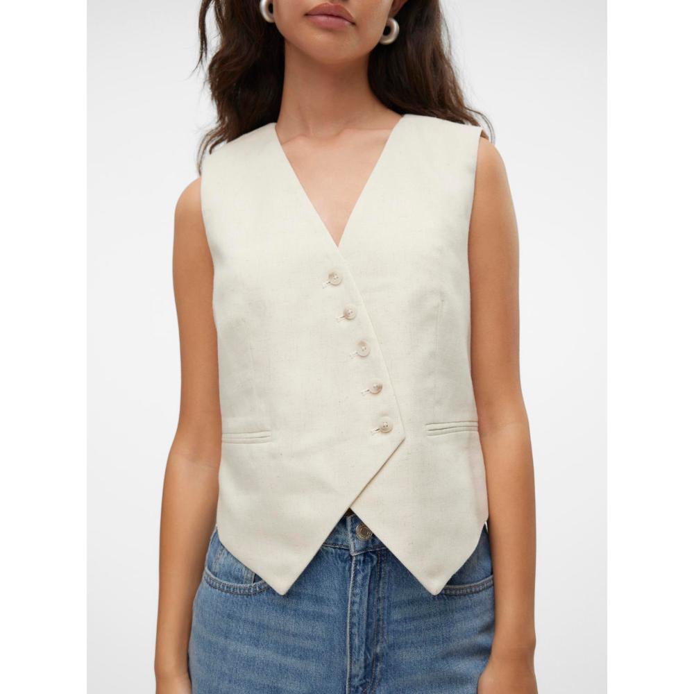 VMFLORENCE SL LINEN WAISTCOAT 10306673