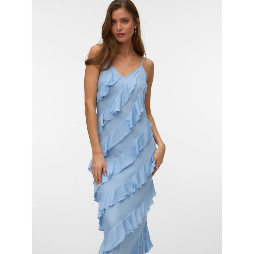 VMICELYN SL RUFFLE MAXI DRESS EXP 10348500