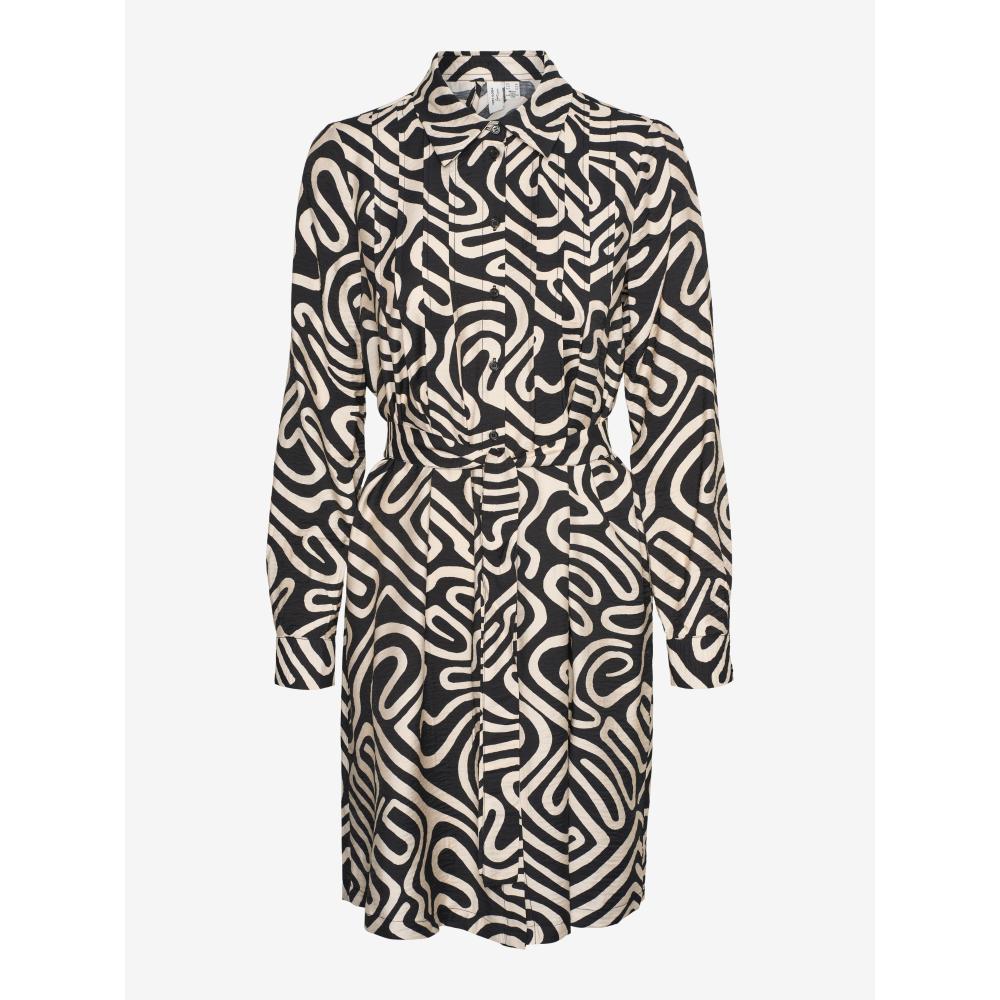 VMVIGDIS L/S ABK SHIRT DRESS WVN BTQ GA 10323268