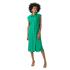 Woman green calf shirt dress MYMILO VERO MODA 10282532-3