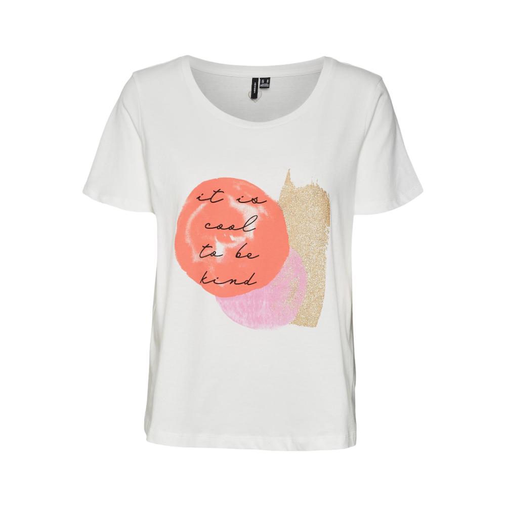 Women's t-shirt with print "it is cool to be kind" VERO MODA 10284321