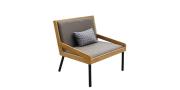 naval wood lounge chair
