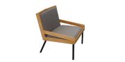 naval wood lounge chair
