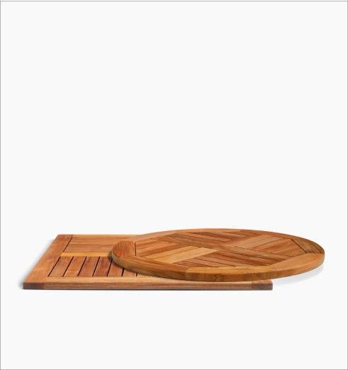 επιφάνεια τραπεζιού ξύλο teak