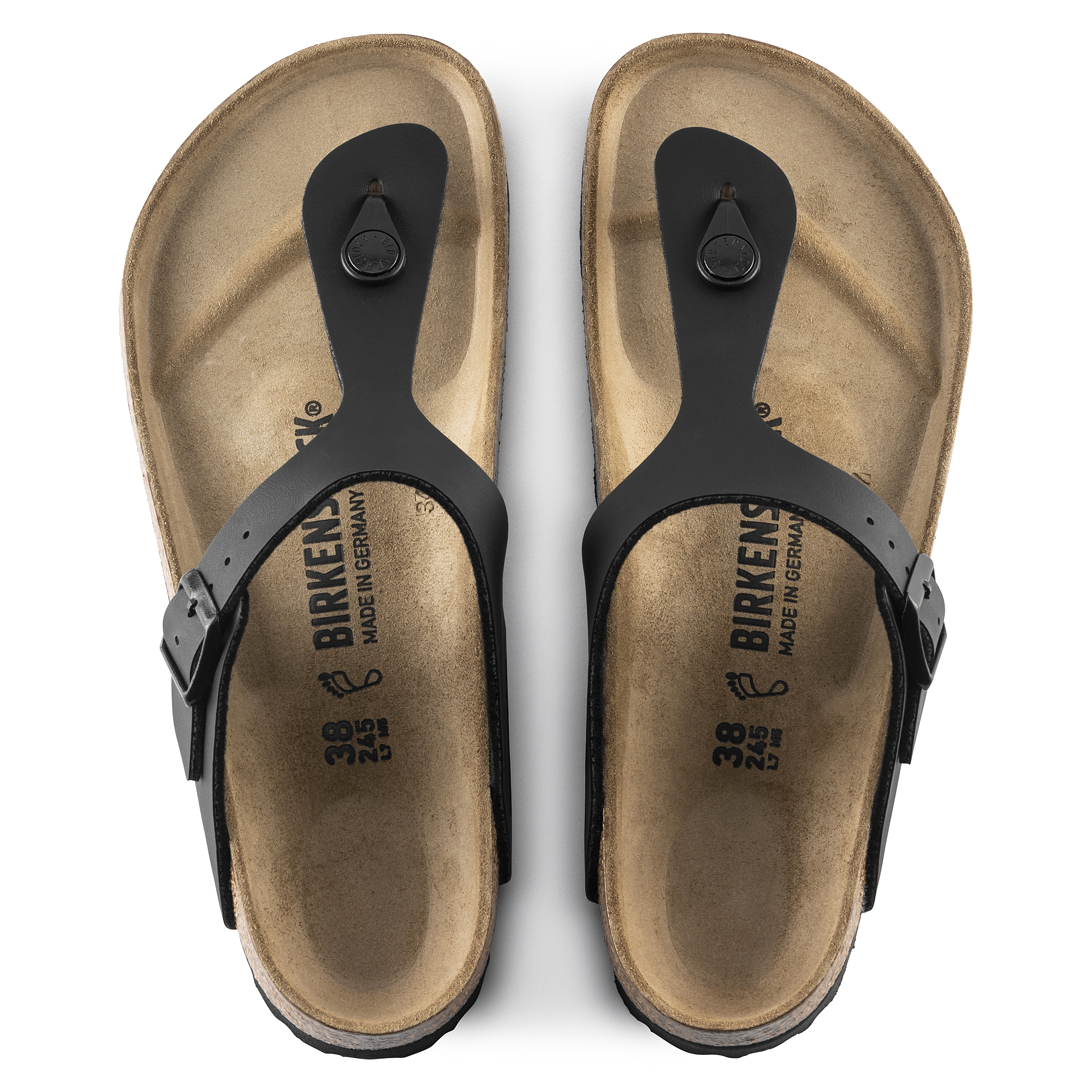 BIRKENSTOCK GIZEH BLACK REGULAR CORE ESSENTIAL 0043691