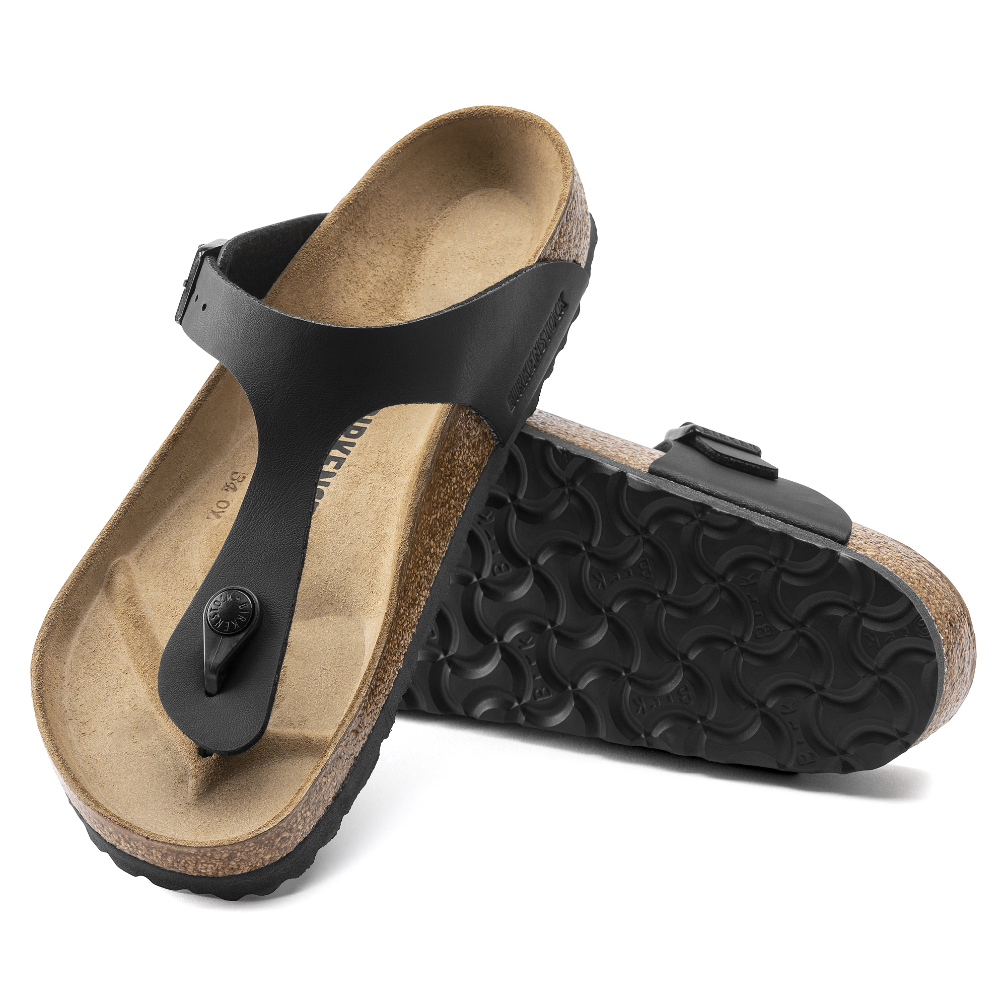 BIRKENSTOCK GIZEH BLACK REGULAR CORE ESSENTIAL 0043691