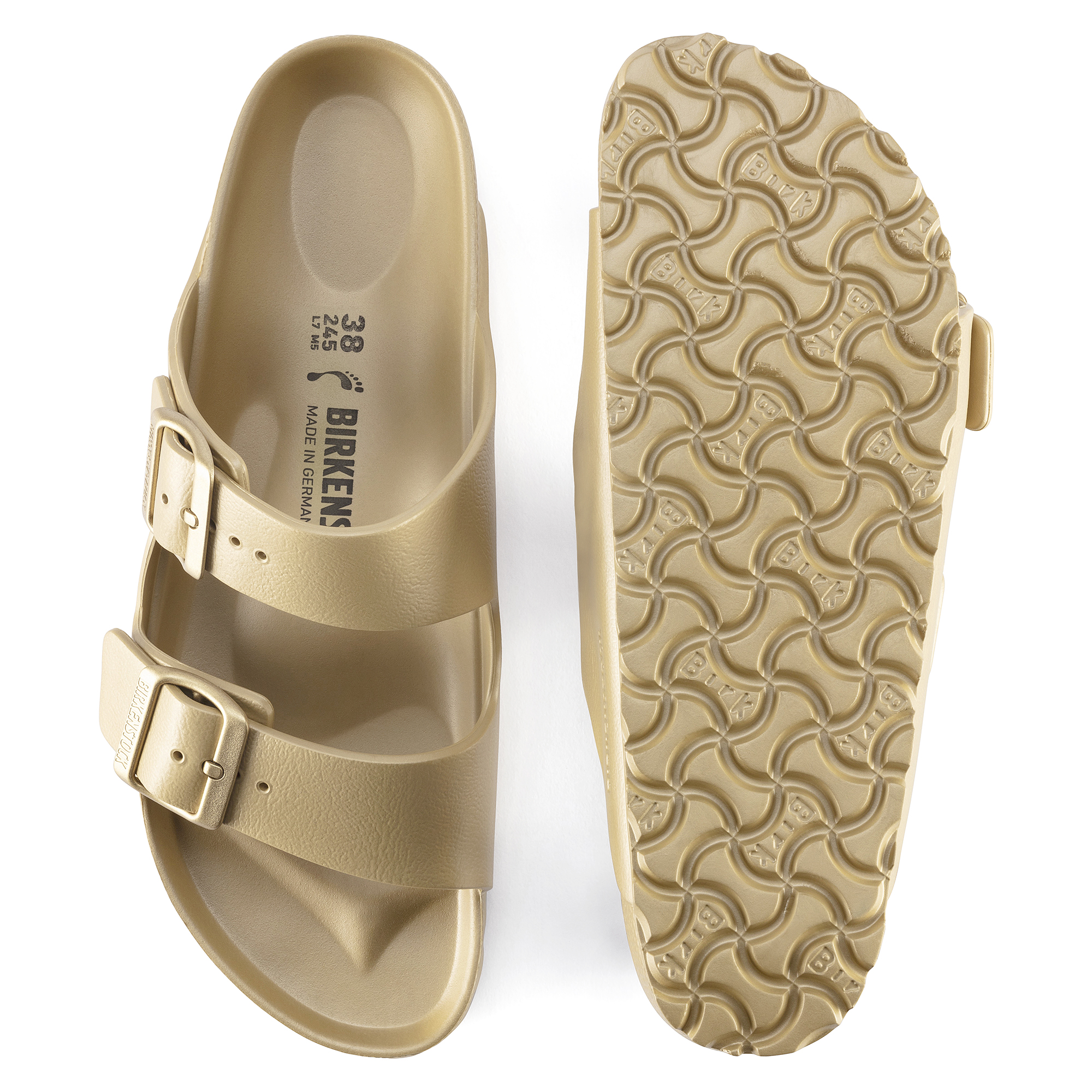 BIRKENSTOCK EVA ARIZONA GLAMOUR GOLD NARROW 1022465