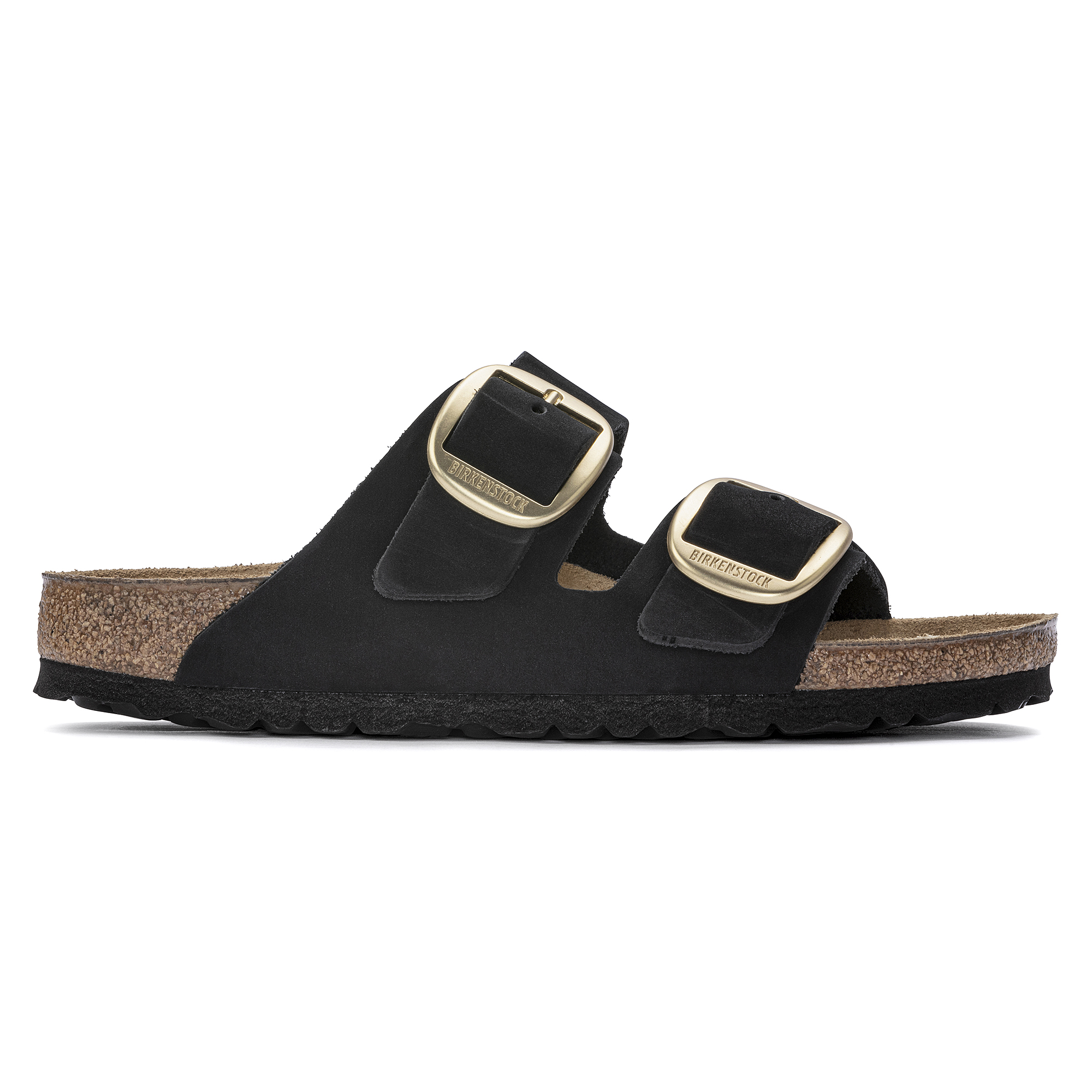 BIRKENSTOCK ARIZONA BIG BUCKLE LENB BLACK 1023290