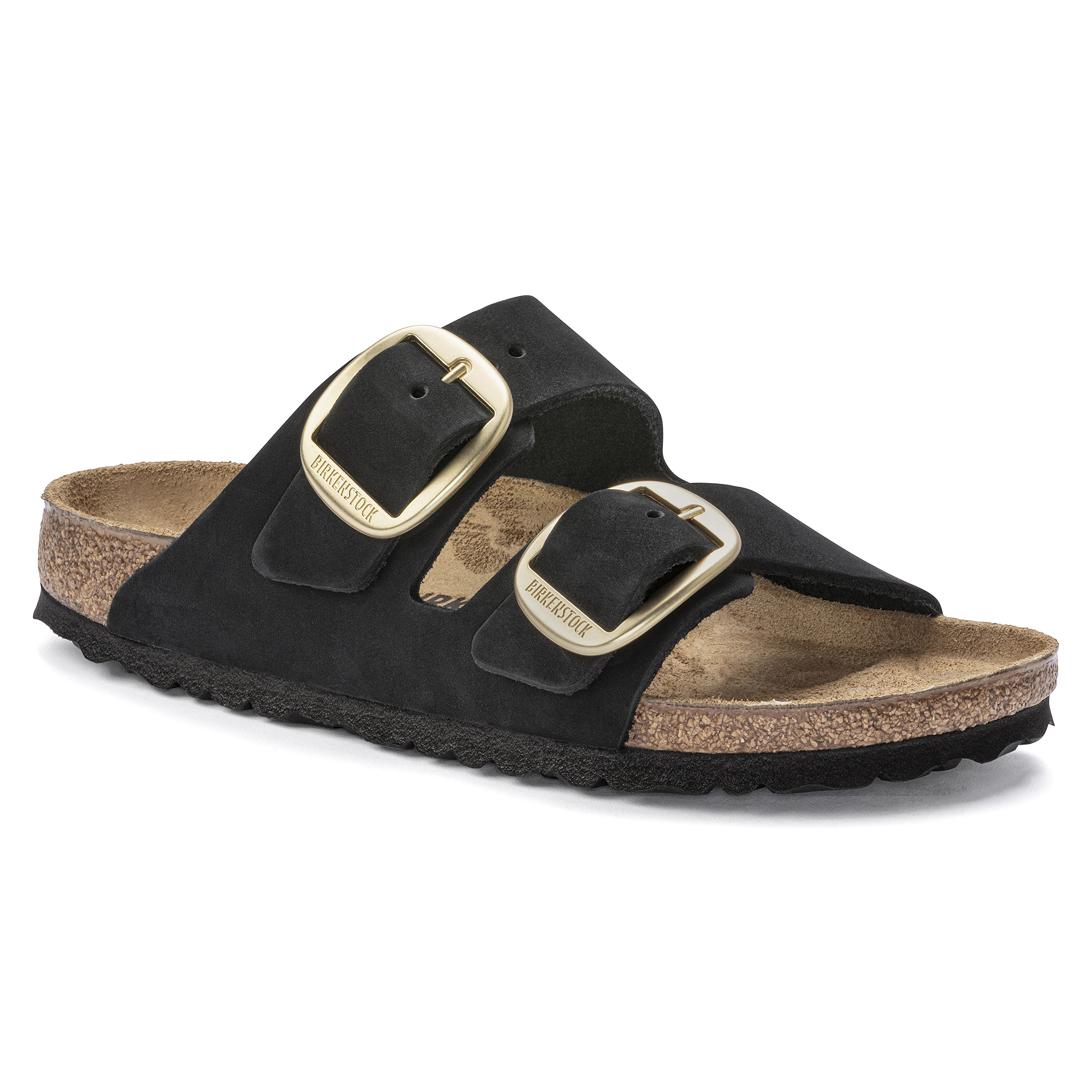 BIRKENSTOCK ARIZONA BIG BUCKLE LENB BLACK 1023290