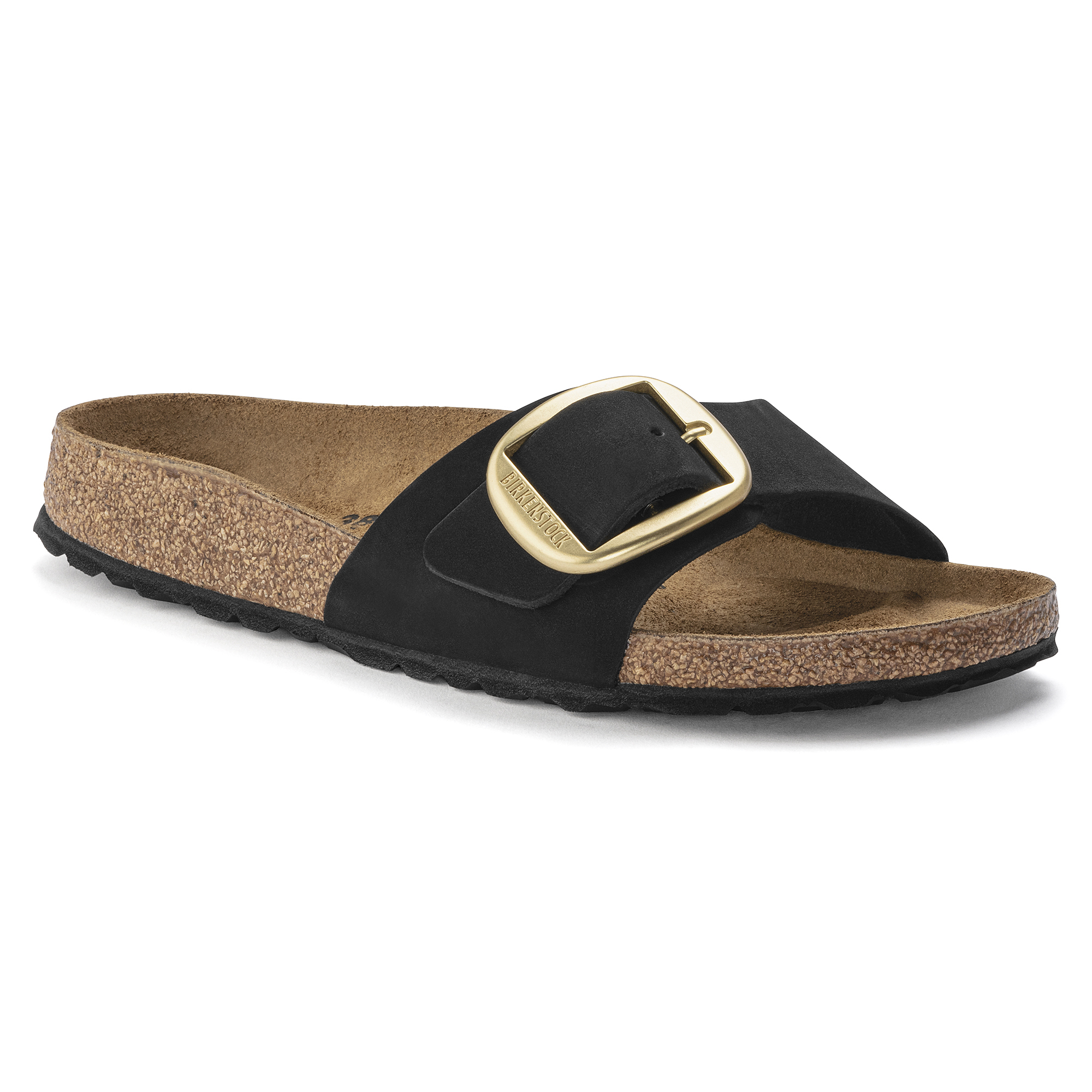 BIRKENSTOCK MADRID BIG BUCKLE BLACK NARROW FIT 1023373