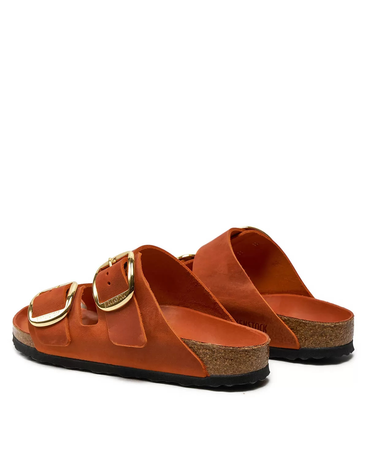 BIRKENSTOCK ARIZONA BIG BUCKLE LEOI BURNT ORANGE NARROW FIT 1026661