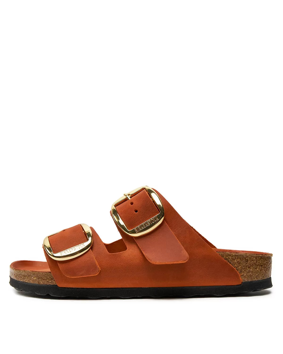 BIRKENSTOCK ARIZONA BIG BUCKLE LEOI BURNT ORANGE NARROW FIT 1026661