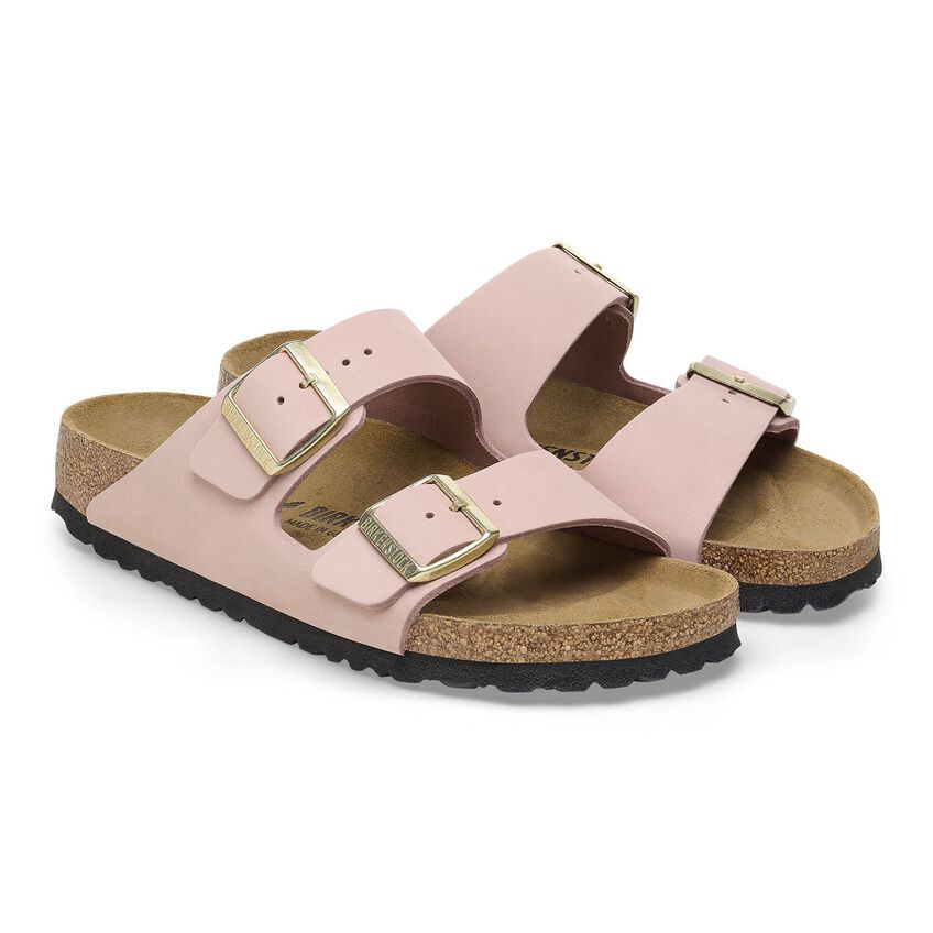 BIRKENSTOCK ARIZONA LENB SOFT PINK NARROW FIT 1026684