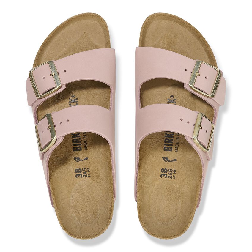 BIRKENSTOCK ARIZONA LENB SOFT PINK NARROW FIT 1026684