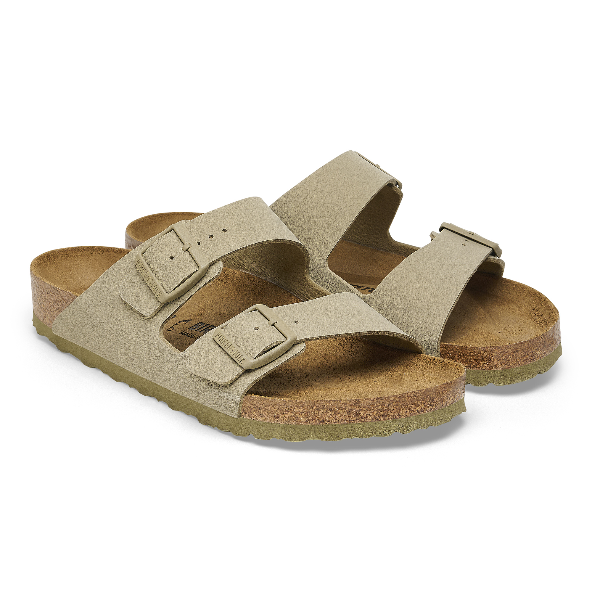 BIRKENSTOCK ARIZONA FADED KHAKI NARROW FIT 1027697