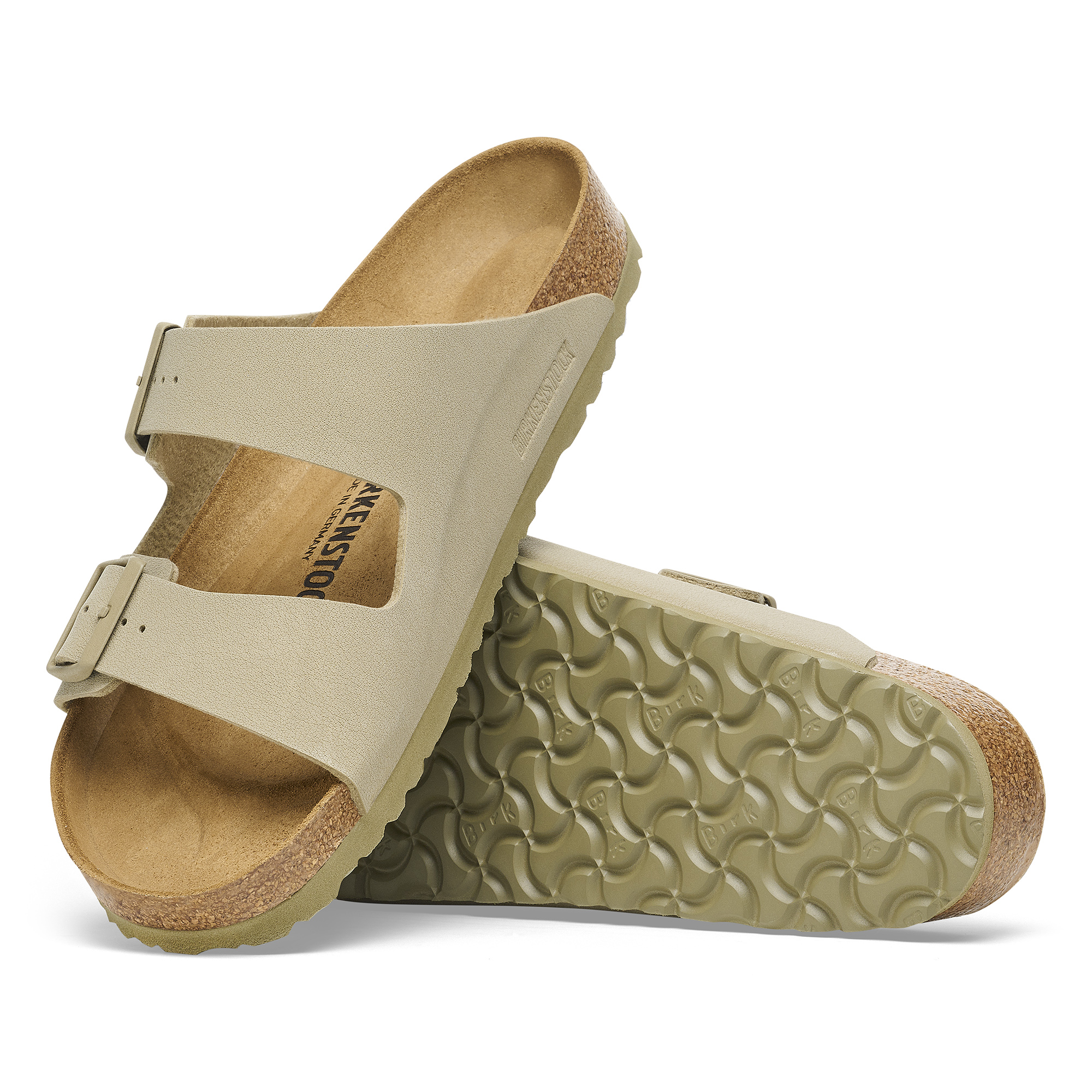 BIRKENSTOCK ARIZONA FADED KHAKI NARROW FIT 1027697