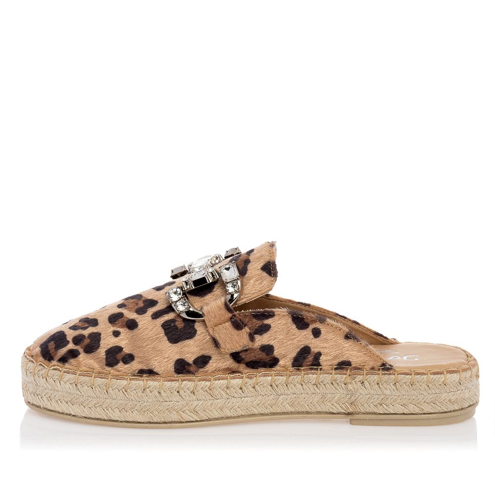 SANTE MULE ESPADRILLES ANIMAL PRINT 24-178