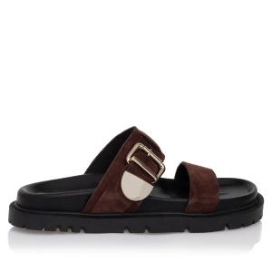 SANTE D2D ΔΕΡΜΑΤΙΝΑ ΓΥΝΑΙΚΕΙΑ FLAT SADALS 25-131 - 31253