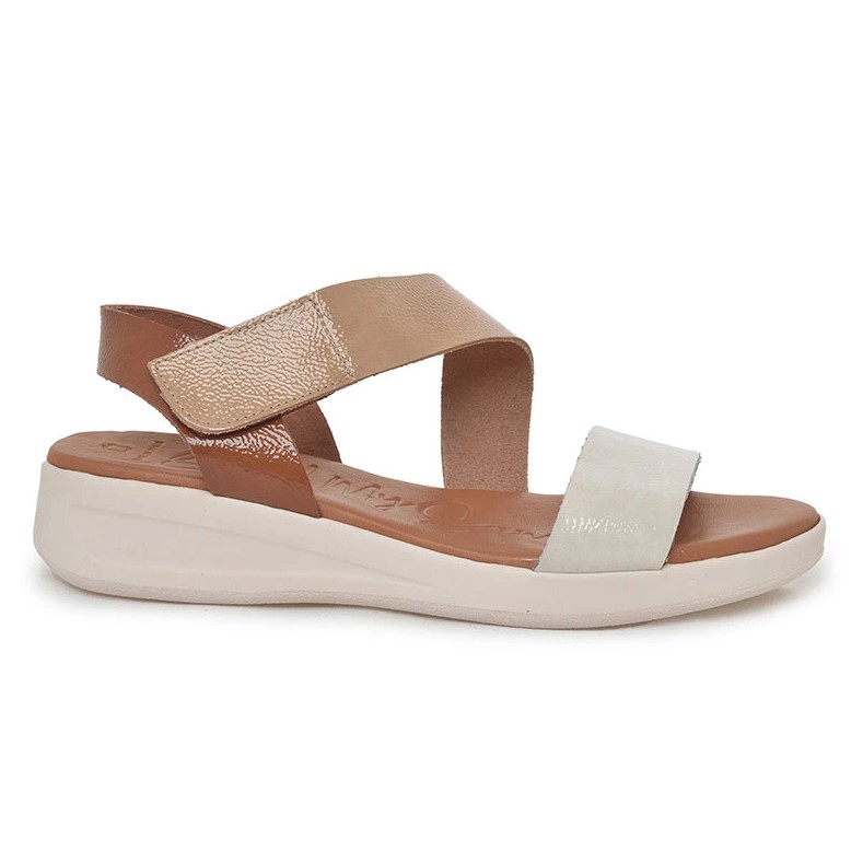 OH MY SANDALS LEATHER FLATFORMS 5403