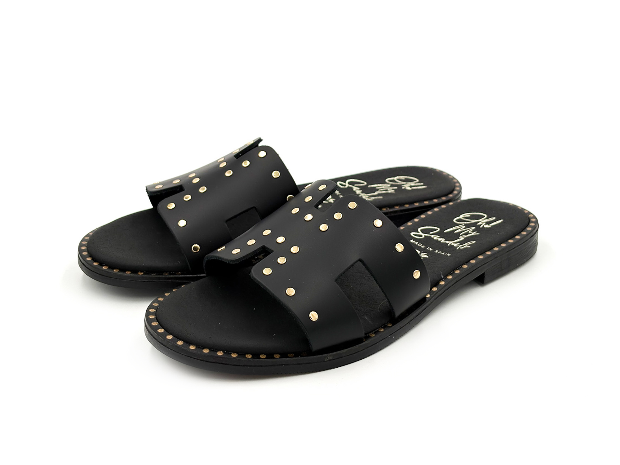 OH MY SANDALS ΓΥΝΑΙΚΕΙΑ ΑΝΑΤΟΜΙΚΑ ΔΕΡΜΑΤΙΝΑ FLATS 5576