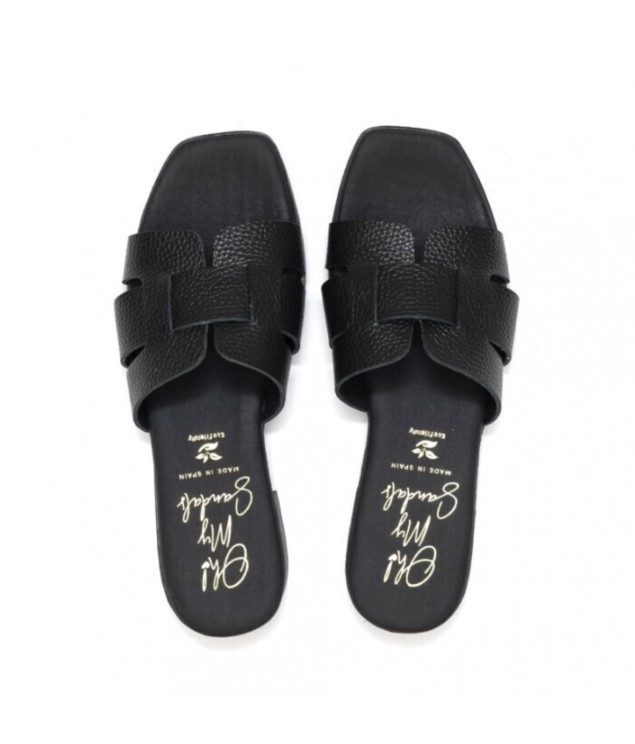 OH MY SANDALS ΓΥΝΑΙΚΕΙΑ MULES ΔΕΡΜΑ 5600
