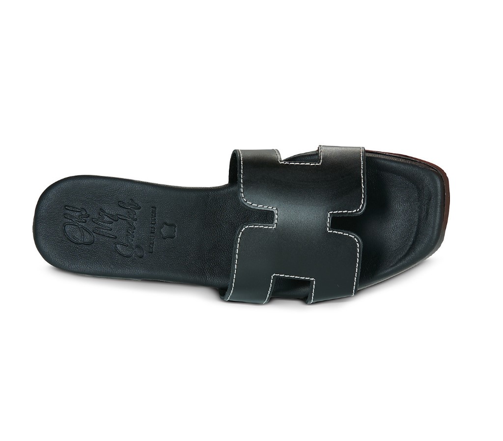 OH MY SANDALS ΓΥΝΑΙΚΕΙΑ ΔΕΡΜΑΤΙΝΑ FLATS