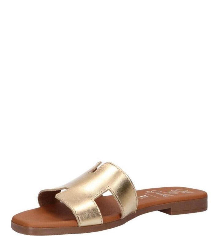 OH MY SANDALS ΓΥΝΑΙΚΕΙΑ ΔΕΡΜΑΤΙΝΑ FLATS