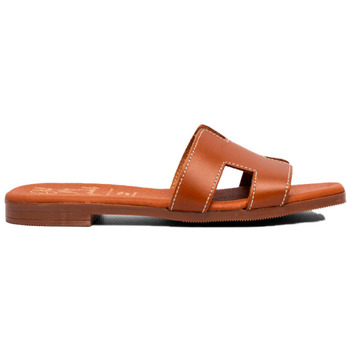 OH MY SANDALS ΓΥΝΑΙΚΕΙΑ ΔΕΡΜΑΤΙΝΑ FLATS