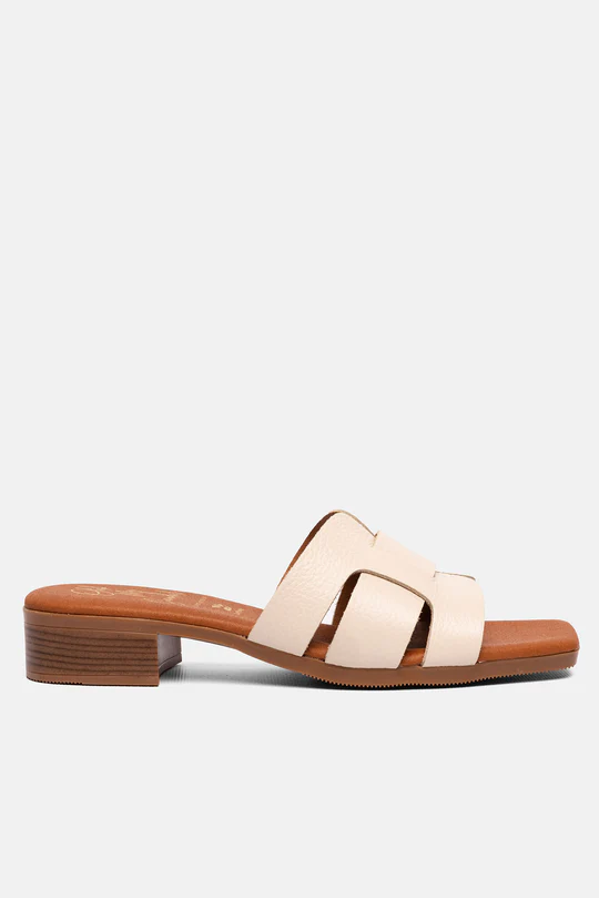 OH MY SANDALS LEATHER MULES